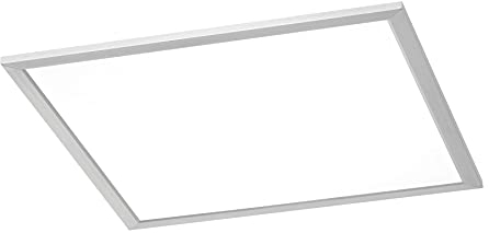 Trio Leuchten WiZ LED Deckenleuchte Griffin 657414007, 20 Watt RGBW LED mit 16 Mio. Farben + 64.000 Weißtöne + 18 Licht-Szenen, Steuerung über App + Sprachsteuerung + Fernbedienung + Wandschalter