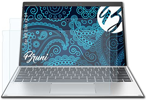 Bruni Schutzfolie kompatibel mit HP Elite x2 G4 Folie, glasklare Displayschutzfolie (2X)