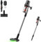 Deerma DEM-T30W Aspirapolvere senza filo 2 in 1 con Rilevamento Ottico della Polvere, Filtro HEPA, 23kPa, 240W e Spazzola Morbida