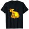 Feuer Bauarbeiter Helm Und Hammer Flammen Bauarbeiter T-Shirt