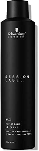 Schwarzkopf Session Label The Strong Dry Firm Hold Hairspray 300 ml