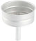 JISADER Filtro de Embudo de Aluminio para cafetera, 6 Taza