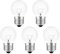 SCNNC Lampadina da Forno 300 Gradi E27 G45 230V Dimmerabile, 400LM Bianca Calda 2700K 45MM Lampadine Forno E27 G45 Lampadina per Forno, Lampada di Lava, Lampadario, Microonde, 5 Pezzi