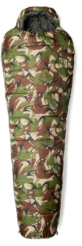 Snugpak Sleeper Zero WGTE – strapazierfähiger Mumienschlafsack mit isolierter silikonisierter Faser, -10 °C niedrige Temperaturbewertung, reißfester Reißverschluss, elastische Kapuze mit Kordelzug –