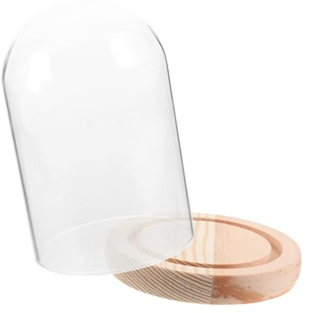 GRIRIW Miniatur-Glocke aus Glas für Sammlerstücke, Glockenkuppel für Pflanzen, Blumenhandwerk