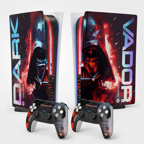 Adesivo PS 5 SITH, adesivo per gioco PS 5, console e controller, edizione digitale standard, skin SITH (2 controller)