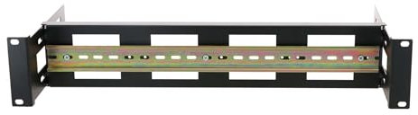 Rail DIN 2U pour Baies 19 Pouces - réglable en Profondeur