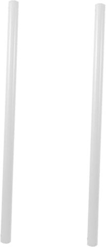 Mikikit 2pcs Ceiling Fan Extension Rod Hooks Ceiling Fans Fan Downrod Ceiling Fan Rod Extension Ceiling Fan Extension Pole Ceiling Fan Long Downrod White Suite Iron Single Hole