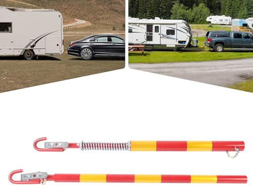 Abschleppstangen 3T Abschleppstange Pannenhilfe mit Federdämpfung Schlepplänge 175cm Pannenhilfe für Auto Traktor Pkw