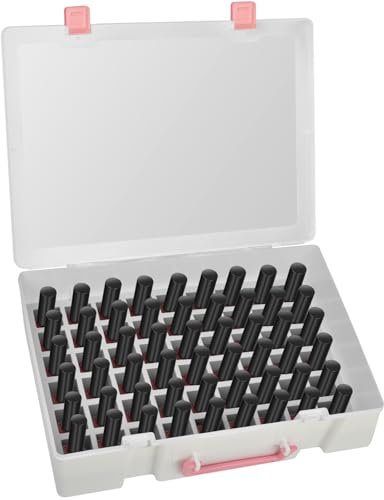 FULLCASE Nail Polish Organizer Holder, 54 Bottle Nail Storage Container for OPI/for Sally Hansen/for Revlon/for Essie/for AIMEILI/for Fingernail and More Gel Polish(Box Only) (White)