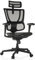 hjh OFFICE Bürostuhl ergonomisch ERGOHUMAN Slim ECO M GEN2 Originales Design, Bürosessel mit Flexibler Lendenwirbelstütze, Netzbespannung, Schwarz