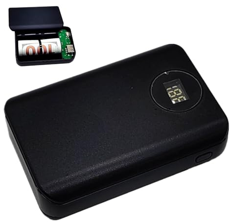 Hidden Power Bank Geldkassette, tragbar, Geldverkehr, Fake Power Bank Cash Storage, Secret Travel Money Holder, Discreet Power Bank Safe Box, Prank Prop Money Safe, Fake Power Bank Container