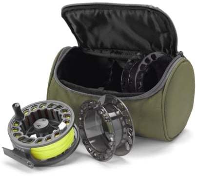 Orvis Clearwater Reel & Spools II 3-Pack: Lightweight Fly Fishing Reels with Extra Spools, Durable Construction, Smooth Drag System, Dark Pine