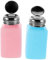 Zerodeko 2pcs Push-Down Static Alcohol Pump Bottle Refillable Solvent Dispenser Pump Bottle for Lab Use