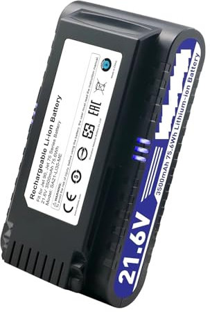 Batteria Di Ricambio Da 3,5 Ah E 21,6 V, Compatibile Con Gli Aspirapolvere Samsung Jet 75, Jet 75+, Jet 75 Pet, Jet 90, Jet 90 Multi E Jet 90 Pet.