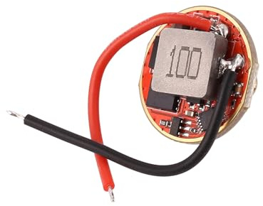 Jooehyer Driver Board Module XHP70 6V LED 5A Constant Current Driver Board 22mm Input Voltage 6-12.6V Flashlight Accessories