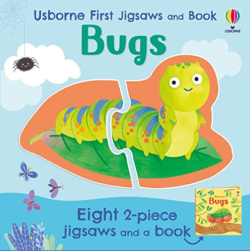 Usborne First Jigsaws: Bugs (Usborne First Jigsaws And Book)
