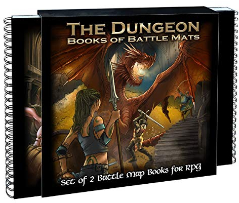 The Dungeon Books of Battle Mats (2 Book Set)
