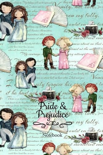Pride and Prejudice Notebook: 6x9, 100 pages, lined notebook or journal