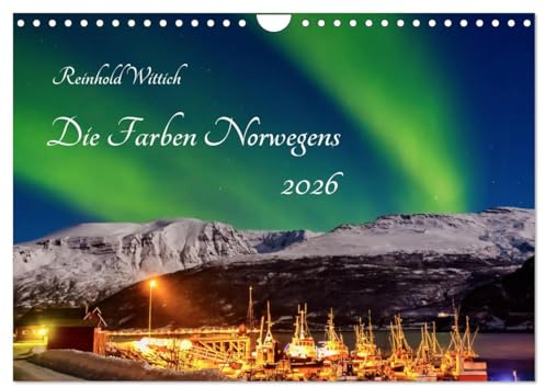 Die Farben Norwegens (Wandkalender 2026 DIN A4 quer), CALVENDO Monatskalender: Faszinierende Bilder aus dem hohen Norden (CALVENDO Orte)