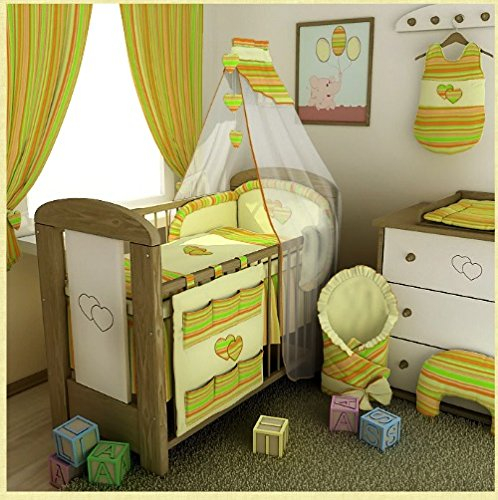 Luxus Babybett/Babybett Betthimmel 270 cm mit Schleife + Halter