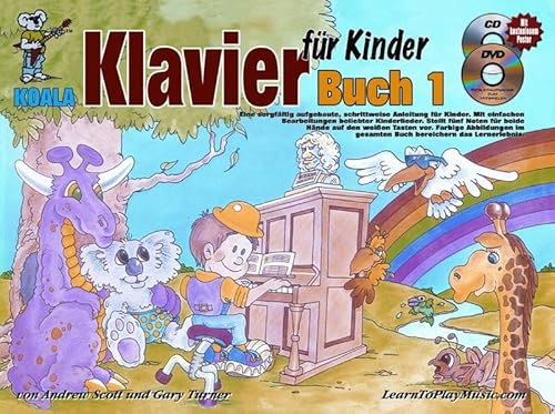 Klavier für Kinder Buch 1. Enthält Medien Online
