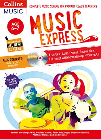 Music Express: Age 6-7 (Book + 3CDs): Complete music scheme for primary class teachers