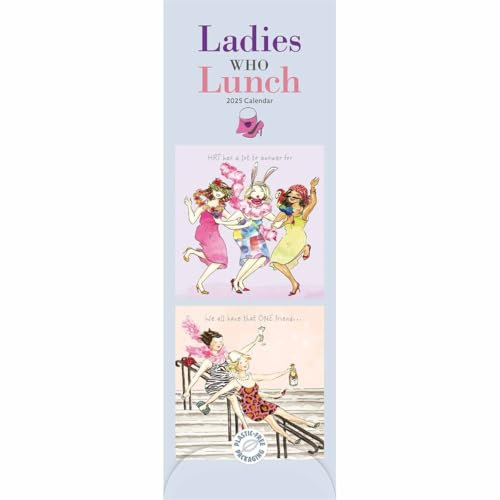 Ladies Who Lunch Slim Calendar 2025