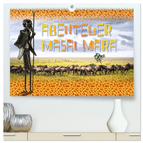 Abenteuer Masai Mara (hochwertiger Premium Wandkalender 2026 DIN A2 quer), Kunstdruck in Hochglanz: Die Masai Mara ist Kenias tierreichstes Reservat, ... auf die der Einzeltiere. (CALVENDO Tiere)