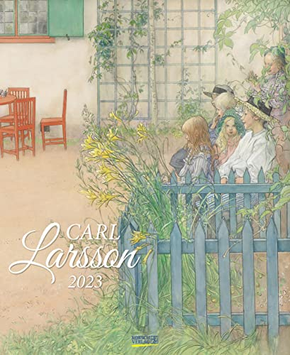 Carl Larsson 2023: Kunstkalender mit Werken des Künstlers Carl Larsson. Wandkalender im Jugendstil. Hochformat: 36 x 44 cm.