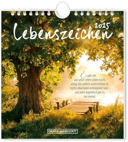 Postkartenkalender 2025 Lebenszeichen: Postkartenkalender