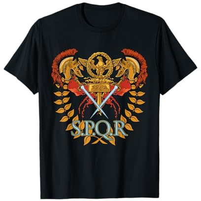 SPQR Rom Antiker Römischer Empire Graphic Neuheit T-Shirt Geschenk T-Shirt