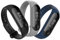 Anjoo [3 Pièces] Bracelet Compatible pour Xiaomi Mi Band 4/ 3, Remplacement Sangle Bracelet Accessoires en Silicone Compatible pour Xiaomi Mi Smart Band 3/ 4 (Marine Bleu, Gris, Noir)