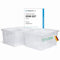 Novaliv 2x Aufbewahrungsboxen ohne Deckel 27L transparente Nestbar Drehstapelbox Euroboxen Kunststoffboxen BPA-frei 44,5x35,5x23 cm für Kistenregal