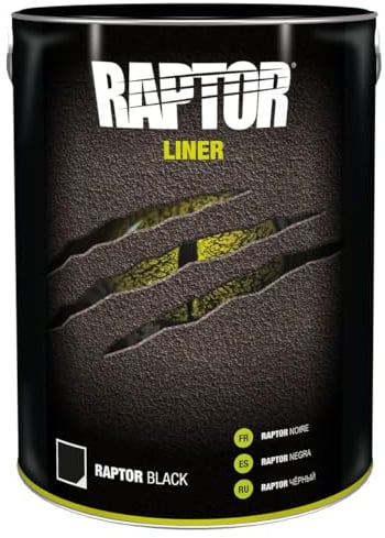 UPol Raptor BLACK 5L Tough Urethene Coating Truck Bed Liner Underbody U POL
