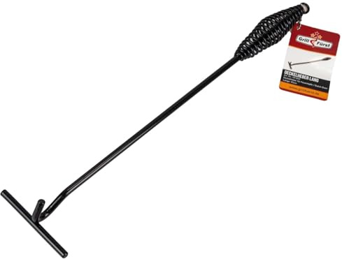Grillfürst Deckelheber XXL 45 cm mit Spiralgriff - für Dutch Oven, Feuertöpfe & Gusseisen-Töpfe - Stabiler Deckel Lifter aus Stahl für Outdoor & BBQ