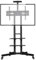 Yaheetech Mobile TV Stand on Wheels for 32-75 inch Plasma/LCD/LED Screen, Portable TV Stand, Height Adjustable Rolling TV Trolley, Holds 50 KG TV Screens for Home