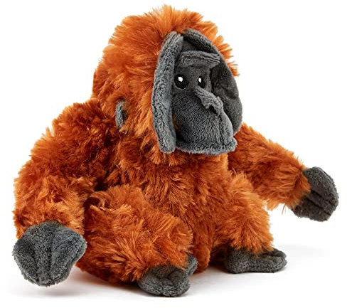 Zappi Co Kinder Kuschelweiches Plüschtier - Perfekte kuschelige Spielgefährten für Kinder Geburtstage und besondere Anlässe(12-15cm) (Orang-Utan)