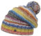 LIERYS Fauske Bommelmütze Damen/Herren - Pudelmütze mit Schurwolle - Made In Germany - Gestrickt - One Size 55-60 cm - Wollmütze in Oversize - Wintermütze Herbst/Winter bunt One Size