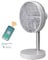Bimar VD220 Ventilatore da Tavolo Silenzioso USB, Batteria Ricaricabile Litio, portatile D.20 cm, Oscillante, Controllo vocale, Wireless Senza Fili, 4 Velocità, Altezza 37 cm