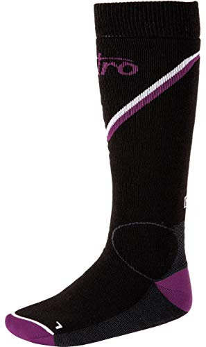 L1 Premium Goods Monarch Socks Damen Schneesocken Schwarz/Grau/Lila/Weiß M