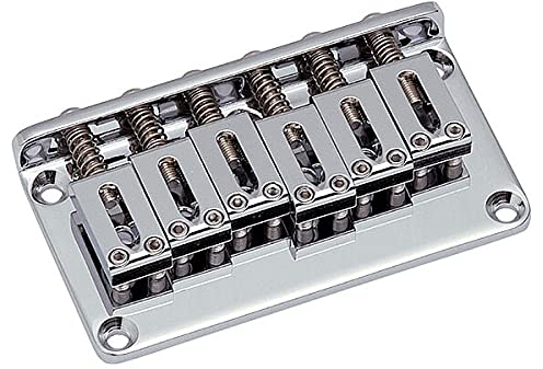 Gotoh® »GTC 102 STANDARD SERIES HARD TAIL BRIDGE« Non Tremolo Brücke für E-Gitarre - Farbe: Chrom