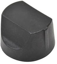 sparefixd for Zanussi Gas Hob Black Temperature Control Knob Switch Dial