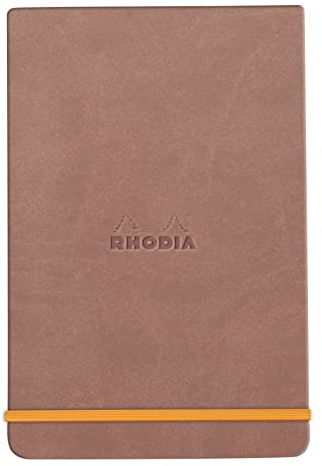 Rhodia 194351C Notizbuch Webnotepad 9x14cm liniert 96 Blatt Rosenholz