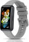 ToVioc Bracelet Compatible avec Huawei Band 7 /Honor Band 7, Hommes Femmes Sangles Doux de Sport en Silicone Souple pour Huawei Band 7 /Honor Band 7 - Gris