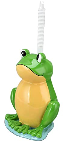 Sazao WC-Bürsten-Reinigungsset, Frosch WC-Bürste Ergonomisch effiziente Haushaltsreinigung