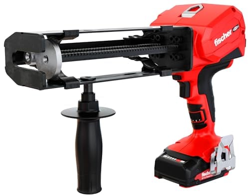 fischer Akku-Auspressgerät FIS DB S Pro, zum kräfteschonenden Auspressen, mit Dosierfunktion und Geschwindigkeitsanpassung, ergonomisches Design für optimale Handhabung, mit Ladegerät & Akku