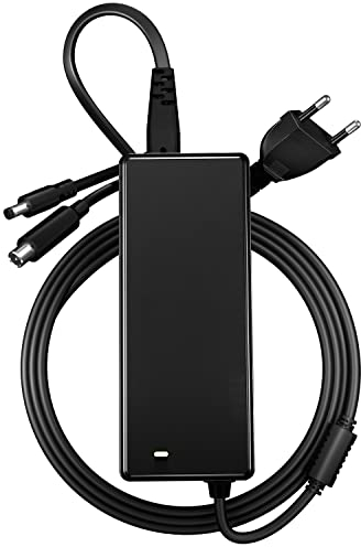MotuTech 42V 2A Chargeur pour Xiaomi MI 3 M365/Pro/Pro 2/1S/Lite Segway Ninebot ES1/ES2/E22/E25 Max G30 Adaptateur Secteur Alimentation Chargeur Scooter Trottinette électrique (Simple Connecteur-1PIN)