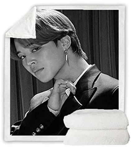 NECEHY Kuscheldecken,Decke,Weiche Flauschige Plüsch Decke Flanell Decke, Kuscheldecke Mit Jungen Idol Gruppe Motiv, TV-Decken,Sofadecke,Wohndecke,Mikrofaser Couchdecke,A-1462,150 * 200CM