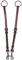 ARBO-INOX Martingal-Gabel Basic aus Leder mit Clips verstellbare Gabel für Vorderzeug (Cob Vollblut, Braun)